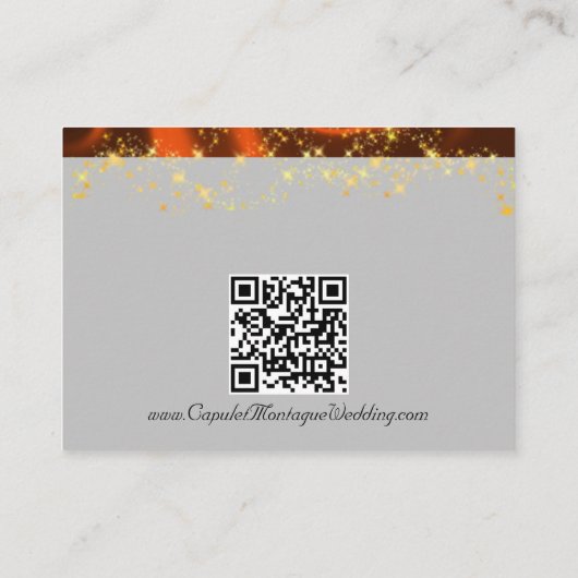 Wildblumen, Kupferband und -leuchten, QR-Code Begleitkarte (Rückseite)