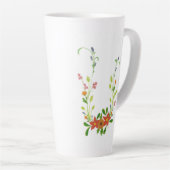Wildblumen Latte-Kaffee-Tasse Milchtasse (Rechte Ecke)