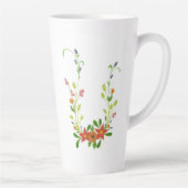 Wildblumen Latte-Kaffee-Tasse Milchtasse (Rechts)