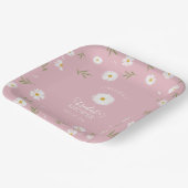 Wildblumen Laub Grüne Garten-Brautdusche Pappteller (Gewinkelt)