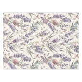 Wildblumen-Lavendel-Boho-Botanik-Blumenmuster Tischdecke (Vorderseite (Horizontal))