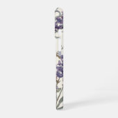 Wildblumen-Lavendel-Wasserfarben-Monogramm iPhone 16 Hülle (Linke Seite)