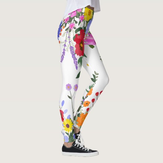 Wildblumen Leggings (Rechts)
