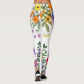 Wildblumen Leggings (Rückseite)