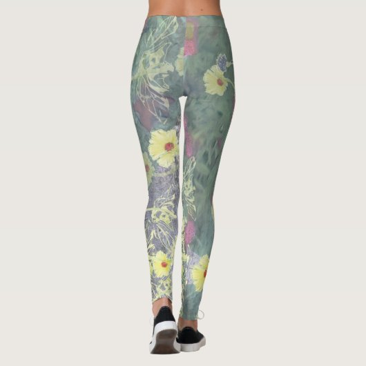 Wildblumen-Leggings Leggings (Rückseite)