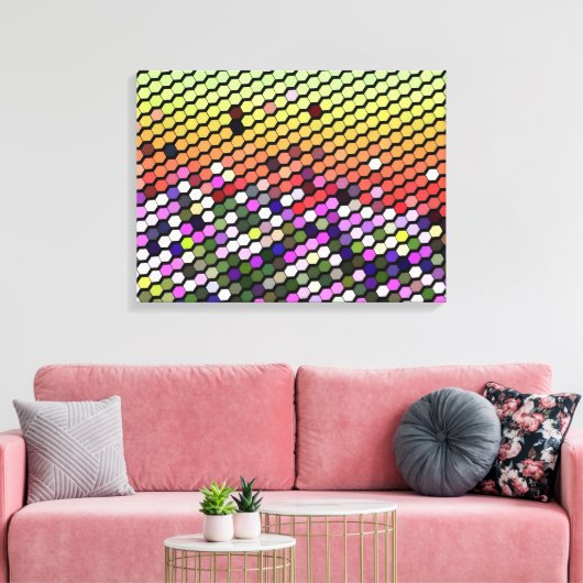 WILDBLUMEN LEINWANDDRUCK (Insitu (Wohnzimmer))