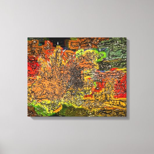 WILDBLUMEN LEINWANDDRUCK (Vorderseite)