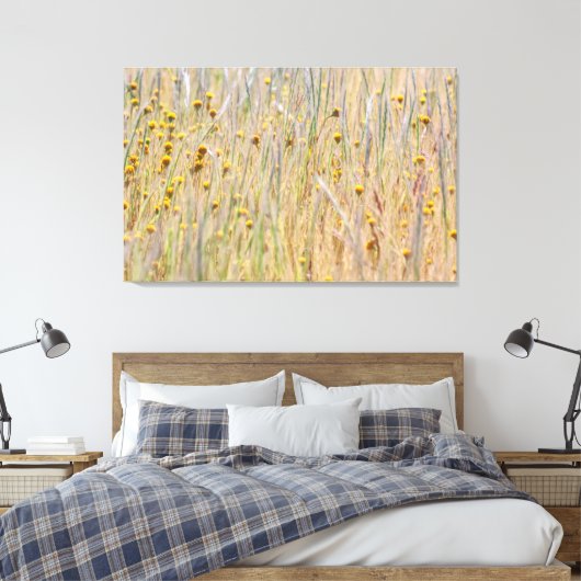 Wildblumen Leinwanddruck (Insitu (Schlafzimmer))