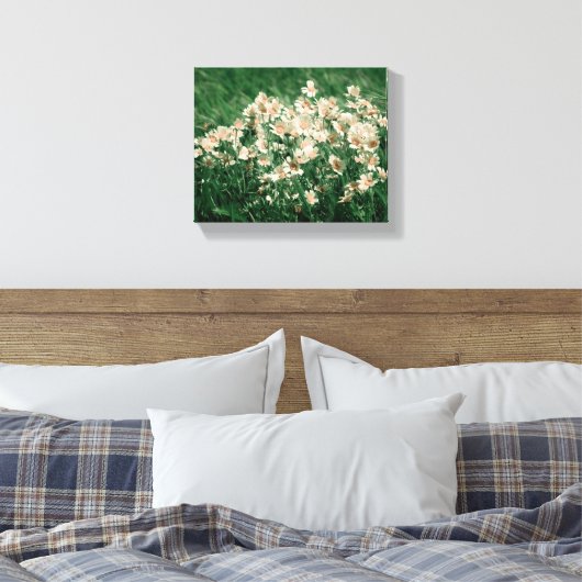 Wildblumen Leinwanddruck (Insitu (Schlafzimmer))