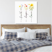 Wildblumen Liebe der Hoffnung Leinwanddruck (Insitu (Schlafzimmer))