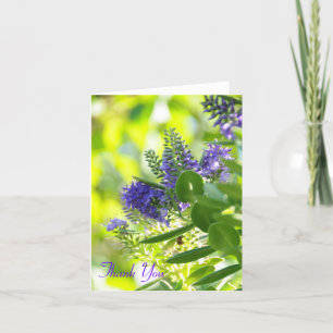 Wildblumen lila, danke