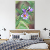 Wildblumen Lila Leinwanddruck (Insitu (Schlafzimmer))