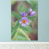 Wildblumen Lila Leinwanddruck (Insitu (Holzboden))