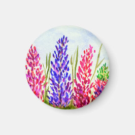 Wildblumen Lila Magnet