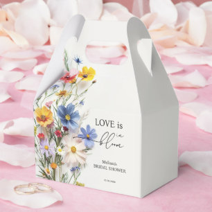 Wildblumen Love is in Bloom Brautparty Geschenkschachtel