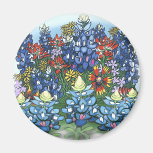 Wildblumen Magnet