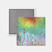 Wildblumen Magnet (Vorderseite/Rückseite)