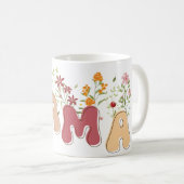 Wildblumen Mama Boho Tasse (VorderseiteRechts)