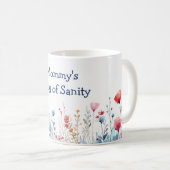 Wildblumen Mamas Tasse der Vernunft Muttertag (VorderseiteRechts)