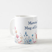 Wildblumen Mamas Tasse der Vernunft Muttertag (Vorderseite Links)
