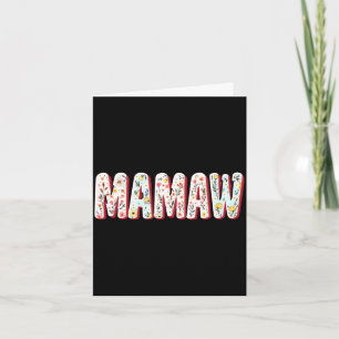 Wildblumen Mamaw Floral Muttertag Mamaw Lang Karte