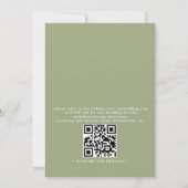 Wildblumen-Mason-Glas-Rustikale-Budget-QR-Code-Hoc Einladung (Rückseite)