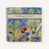 Wildblumen Meadow glauben an Ihr eigenes Journal Notizblock (Vorderseite)