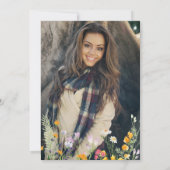 Wildblumen Medizinische Logo Einladung Grüne (Rückseite)