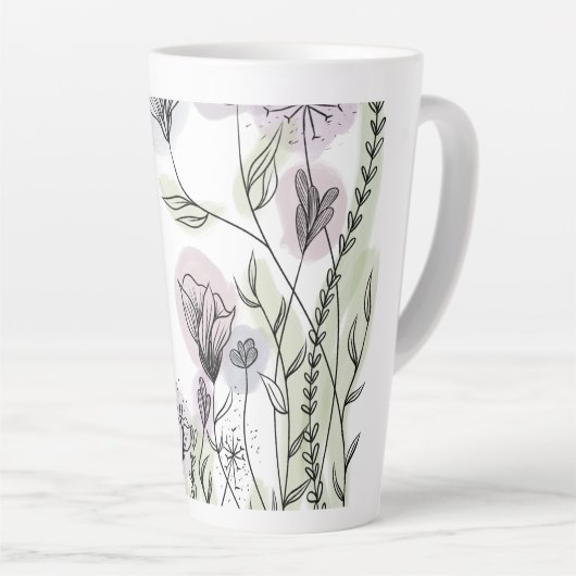 Wildblumen Milchtasse (Rechte Ecke)