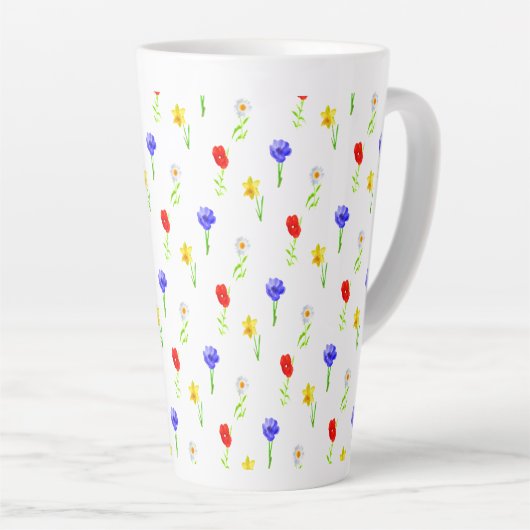 Wildblumen Milchtasse (Rechte Ecke)