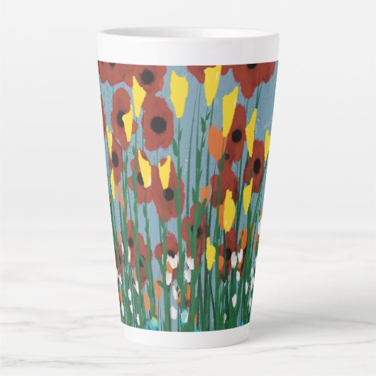 Wildblumen Milchtasse (Vorderseite)