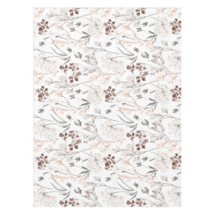 Wildblumen minimalist elegantes Blatt weich floral Tischdecke