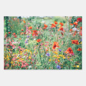 Wildblumen Mischung von Blume Foto Geschenkpapier Set (Vorderseite)