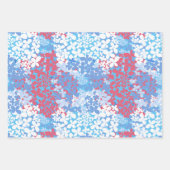 Wildblumen mit Blumenmuster. Nahtloses Pattern Geschenkpapier Set (Vorderseite 2)