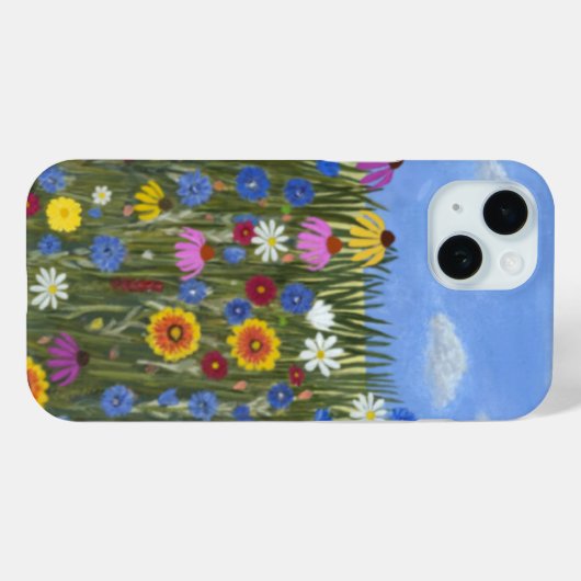 Wildblumen mit Daisis Case-Mate iPhone Hülle (Rückseite (Horizontal))