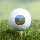 Wildblumen mit Daisis Golfball (Insitu T-Shirt)