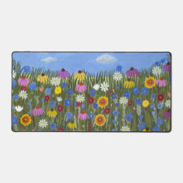 Wildblumen mit Daisis Schreibtischunterlage