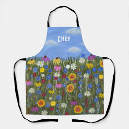 Wildblumen mit Daisis Schürze