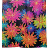 Wildblumen mit Duschvorhang (Vorderseite)