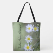 Wildblumen mit Grün Tasche (Rückseite)