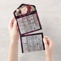 Wildblumen mit Lila Ribbon & Lights Hochzeit