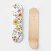 Wildblumen mit Namen Skateboard (Vorderseite)