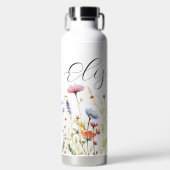 Wildblumen mit Namen Trinkflasche (Vorderseite)