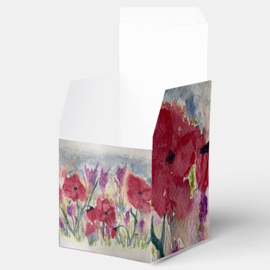 Wildblumen mit Pappchen Geschenkschachtel (Geöffnet)