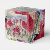 Wildblumen mit Pappchen Geschenkschachtel (Rückseite)