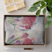 Wildblumen mit Pappchen Seidenpapier (Geschenk)