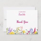 Wildblumen Mitteilungskarten (Vorderseite)