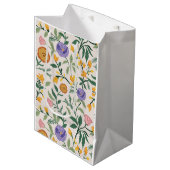 Wildblumen Mittlere Geschenktüte (Vorderseite Schrägansicht)