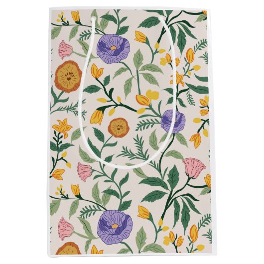 Wildblumen Mittlere Geschenktüte (Vorderseite)