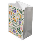 Wildblumen Mittlere Geschenktüte (Rückseite Schrägansicht)